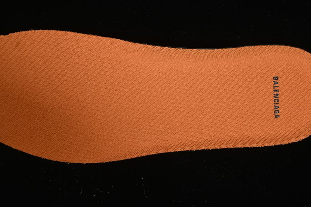 Orange insole with Balenciaga lettering