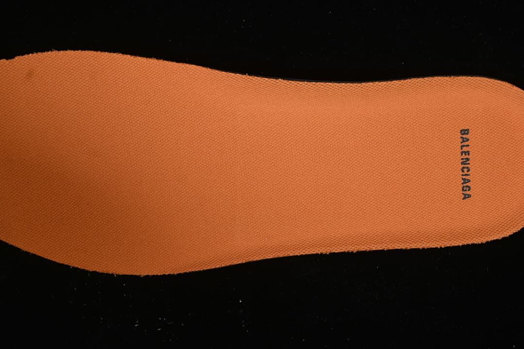 Orange insole with Balenciaga lettering