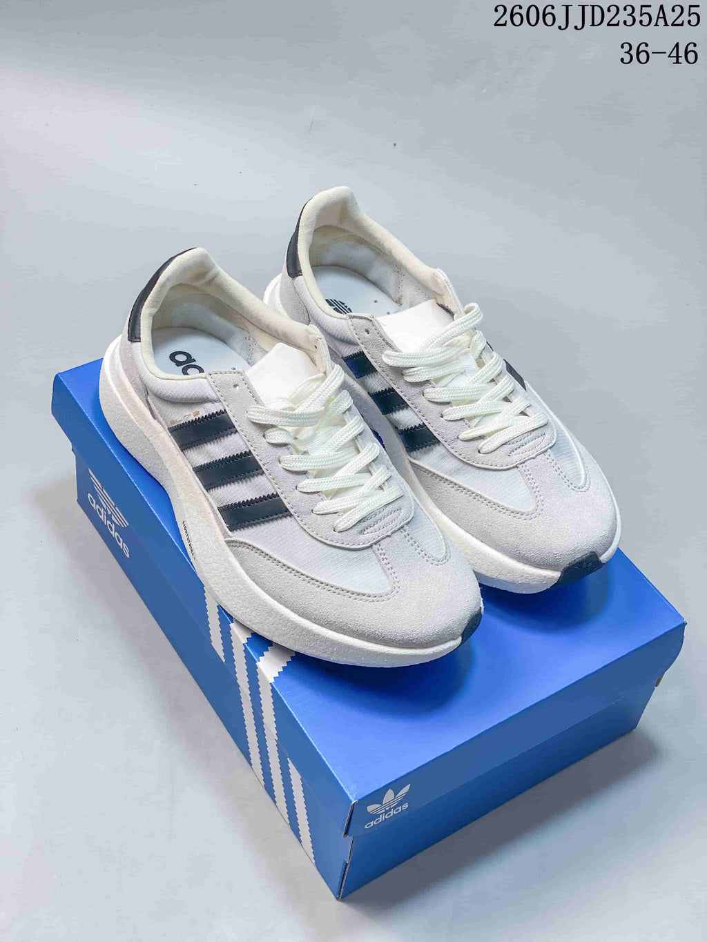 Adidas Adizero SL 72 Pro sneakers shown in light neutral and pink colorways