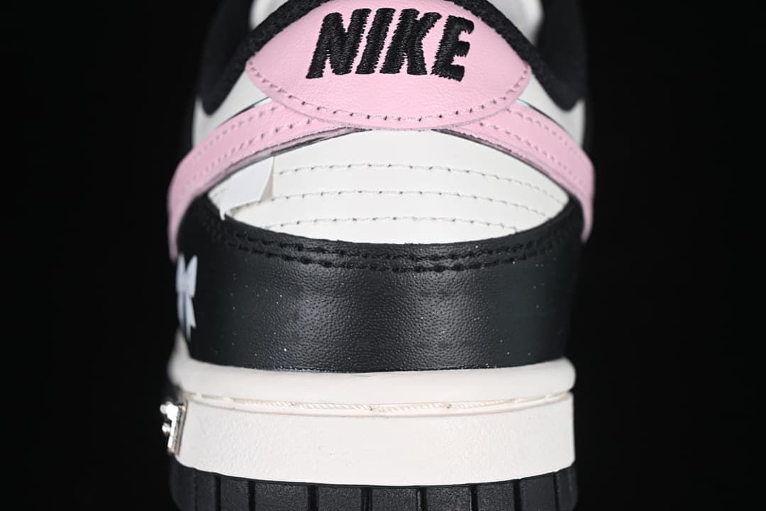 Rear view showing pink heel trim and Nike branding