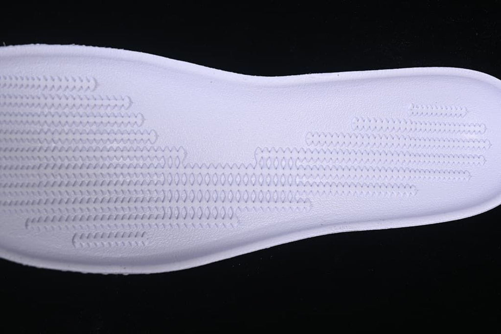 Close-up of textured insole surface