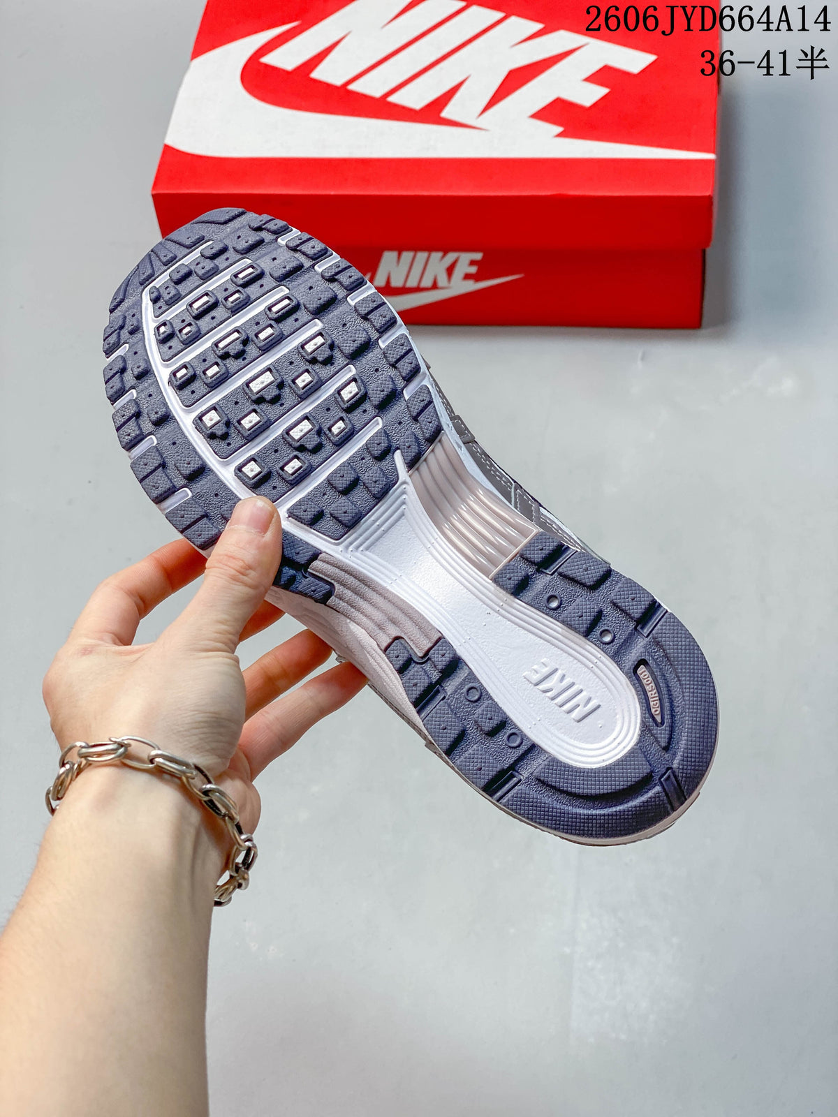 Close-up of the Nike P-6000 outsole with patterned tread