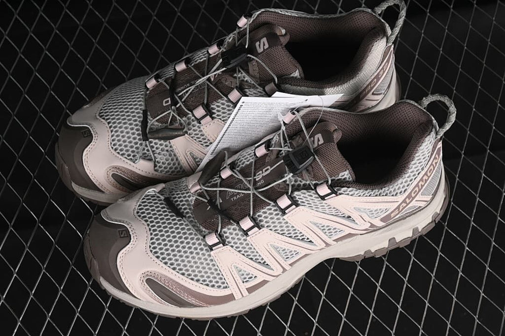 Pair of Salomon XA Pro 3D Seasonal shoes shown together