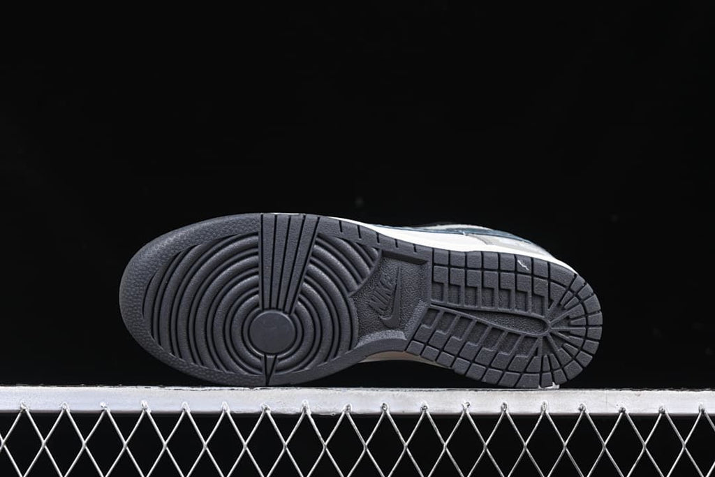 Underside view showing the tread pattern