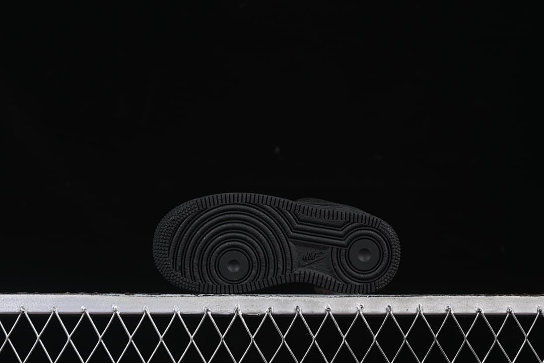 Underside showing the circular outsole tread pattern
