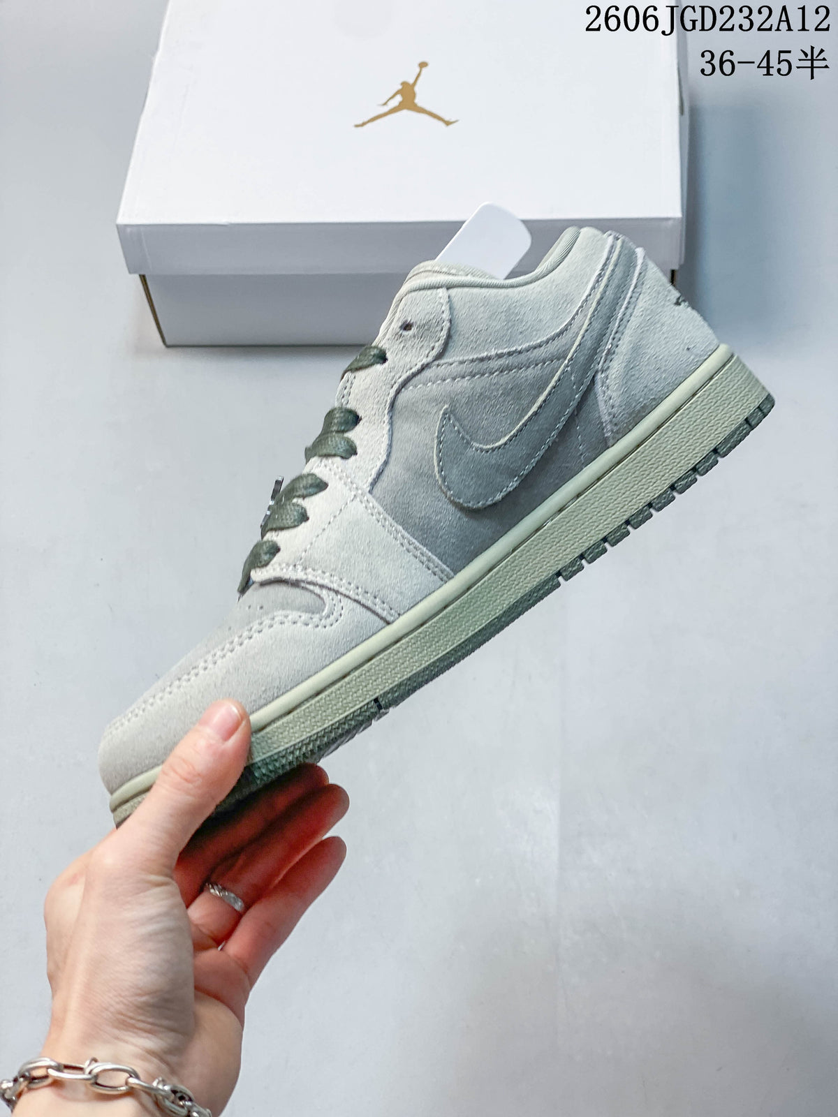 Side view of the low-top sneaker with a Swoosh detail