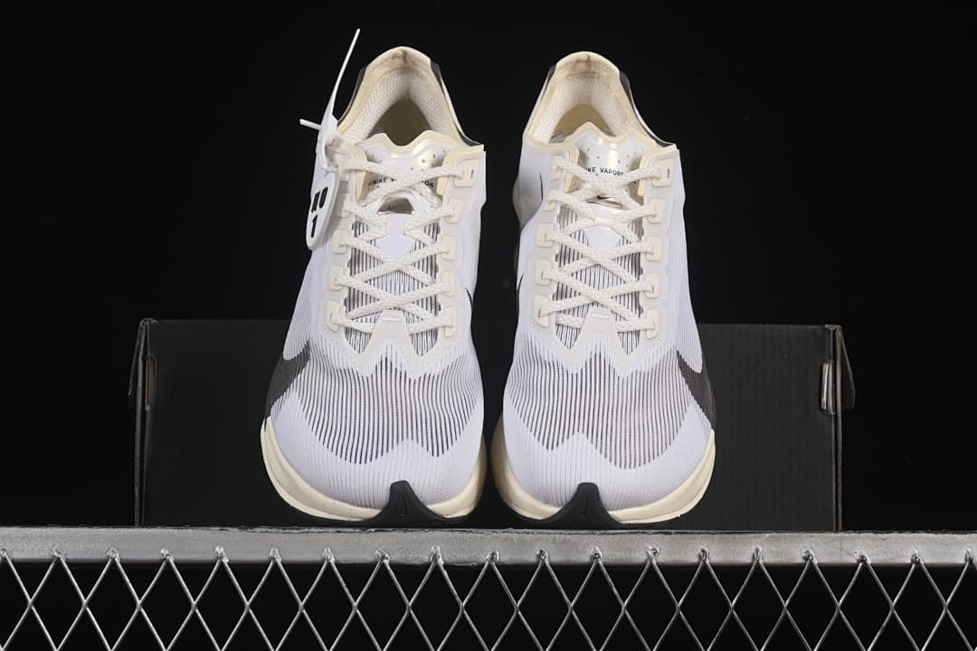 Front view of the pair showing the toe shape and lacing