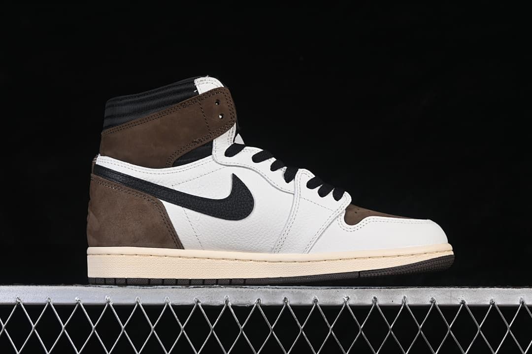 Opposite side profile of the high-top sneaker