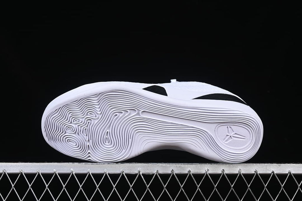 Underside view showing the patterned outsole