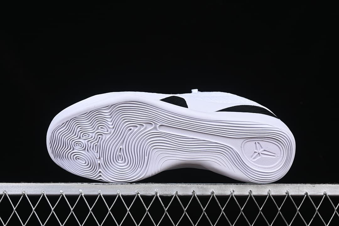 Underside view showing the patterned outsole