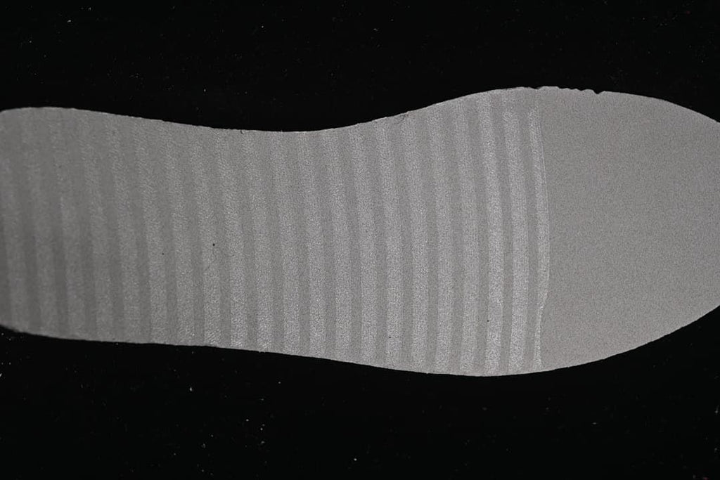 Close-up view of the sneaker outsole.