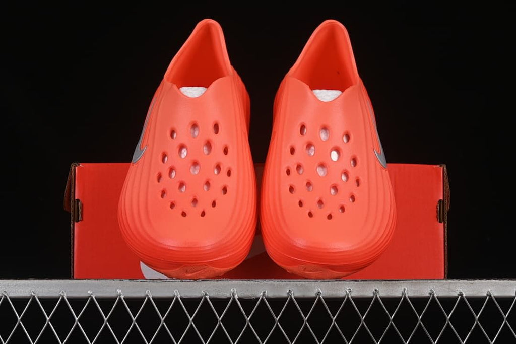 Front view of the pair showing the perforated uppers