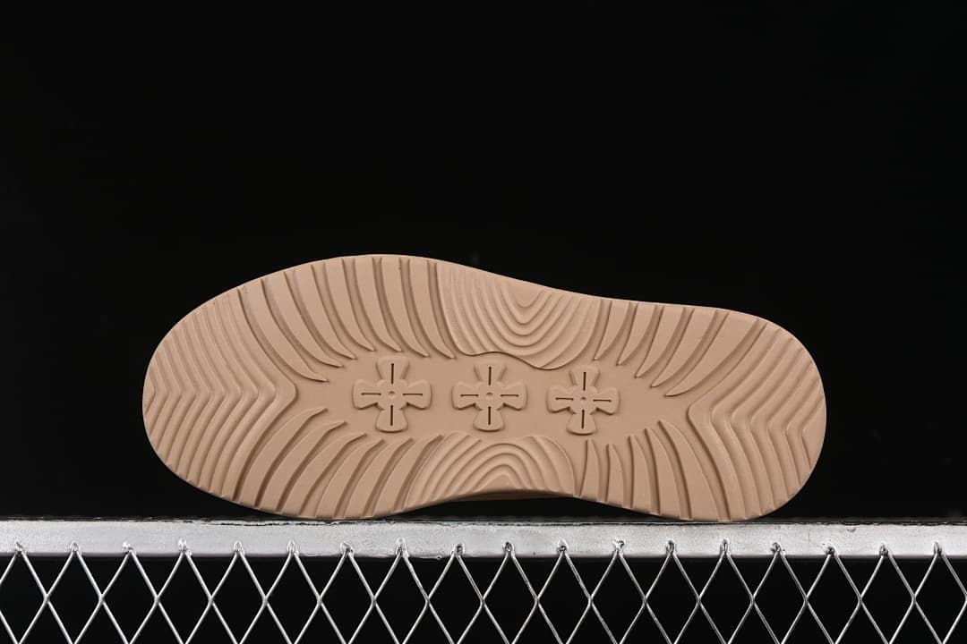 Underside view showing the outsole tread pattern