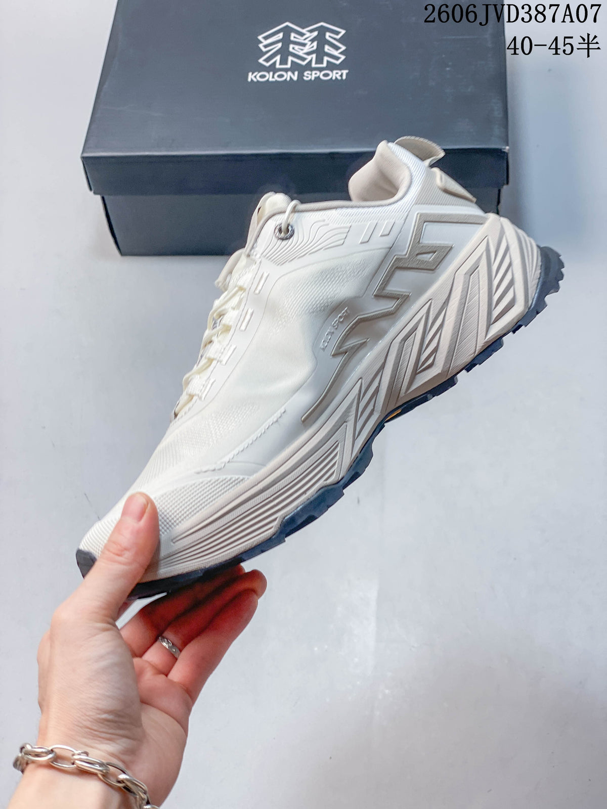 Side profile highlighting the sculpted panels and low-top design