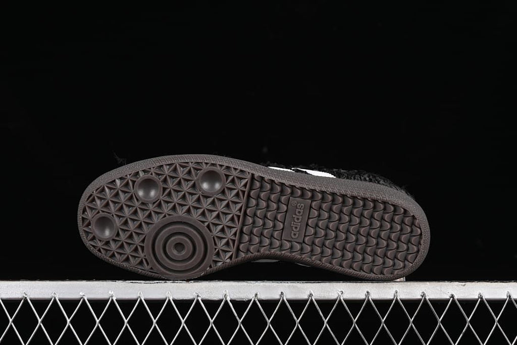 Underside showing the patterned outsole tread
