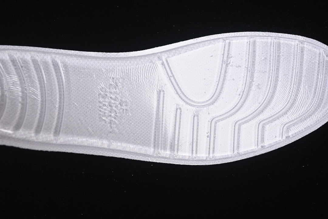 Close-up of the sneaker outsole tread.