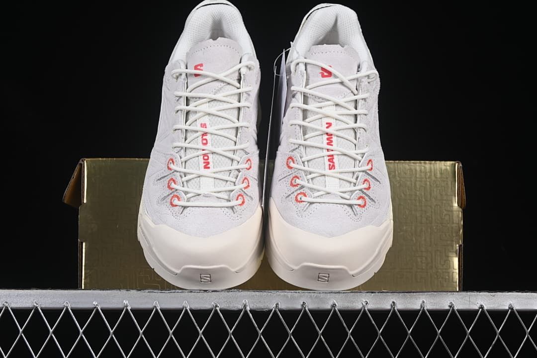 Front view of the pair with the shoe box behind them