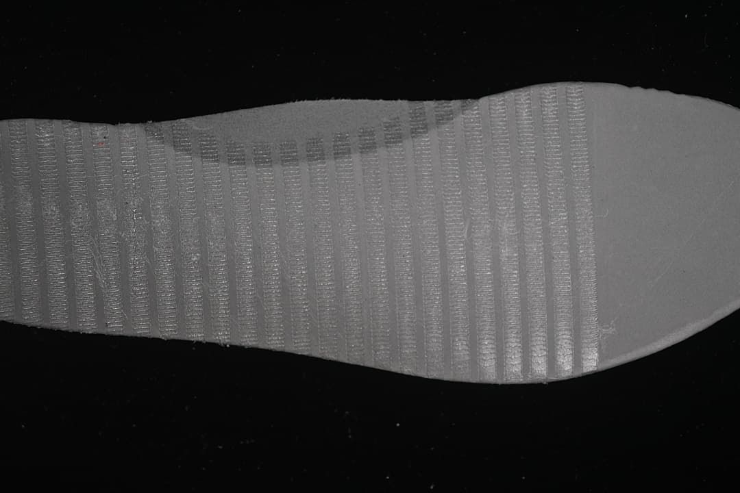 Close-up of the sneaker outsole