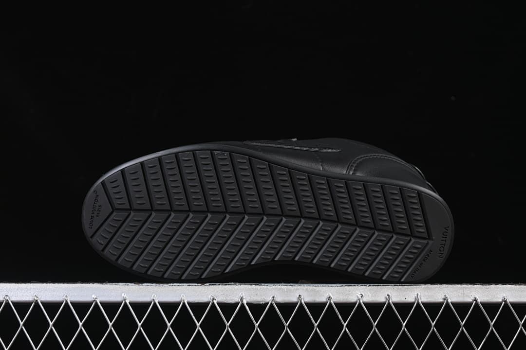 Underside view showing the patterned outsole