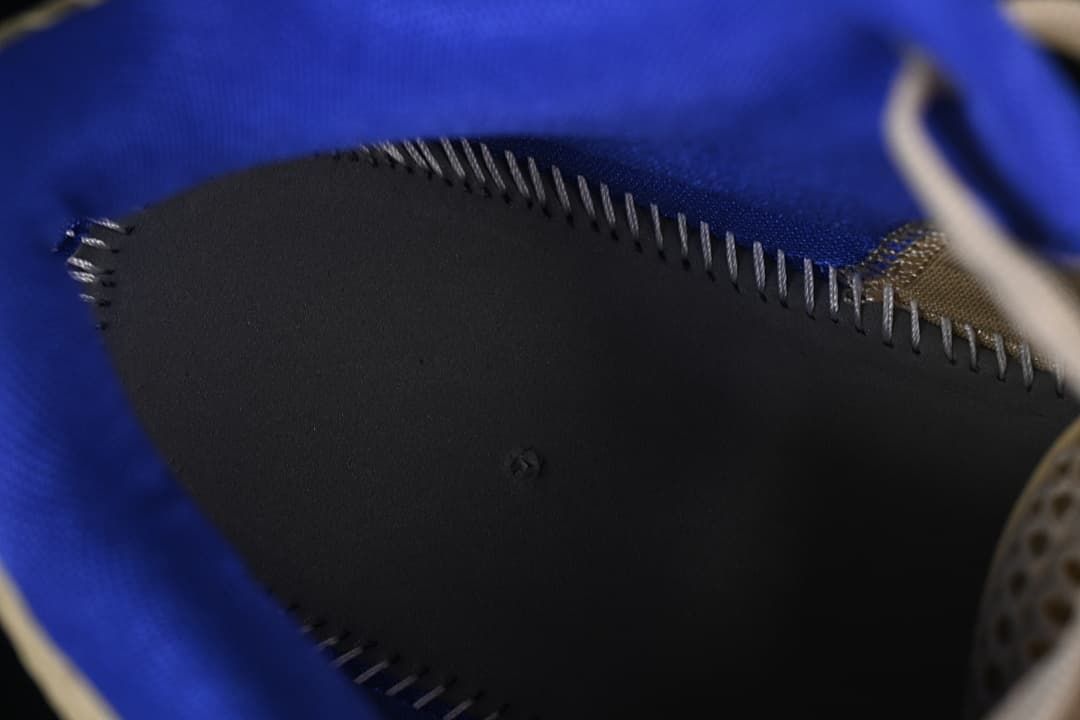 Interior close-up showing the shoe lining and stitching.