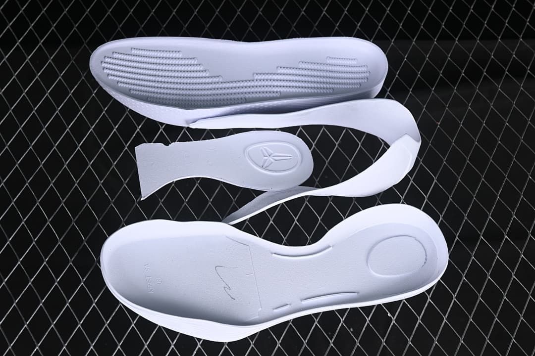 Removable shoe components and insole shown separately
