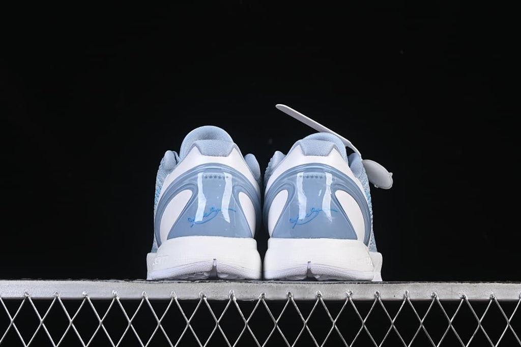 Rear view of the shoes showing heel details