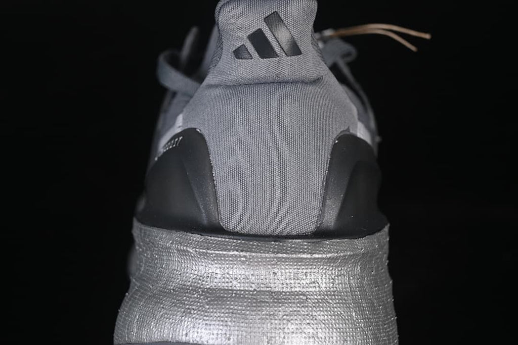 Rear view showing the heel counter and thick midsole