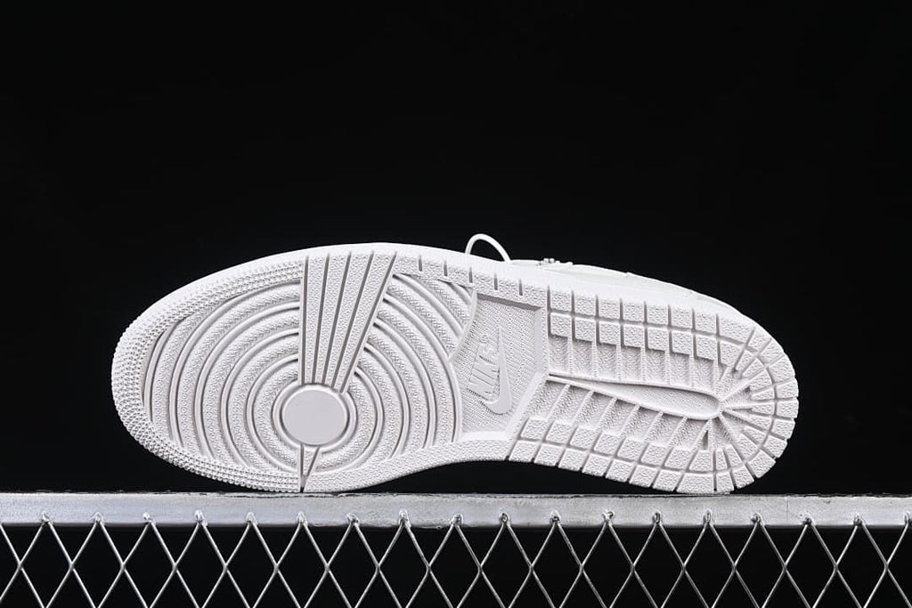 Underside view showing the white outsole tread pattern.