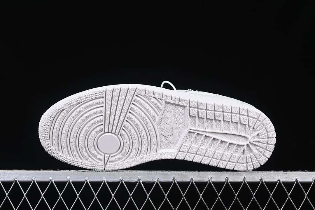 Underside view showing the white outsole tread pattern.