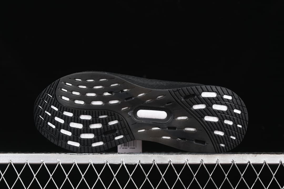 Outsole view showing the tread pattern