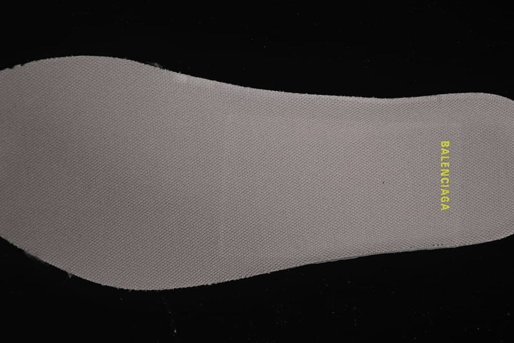 Close-up of the insole with Balenciaga branding