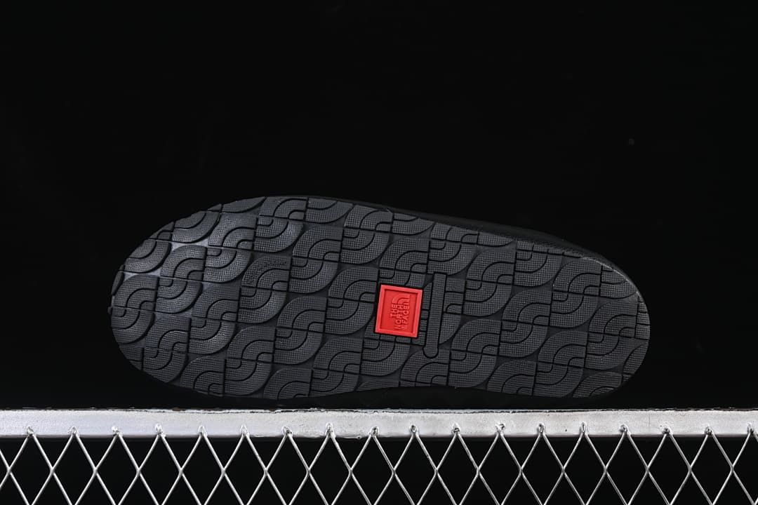 Underside showing the patterned outsole.