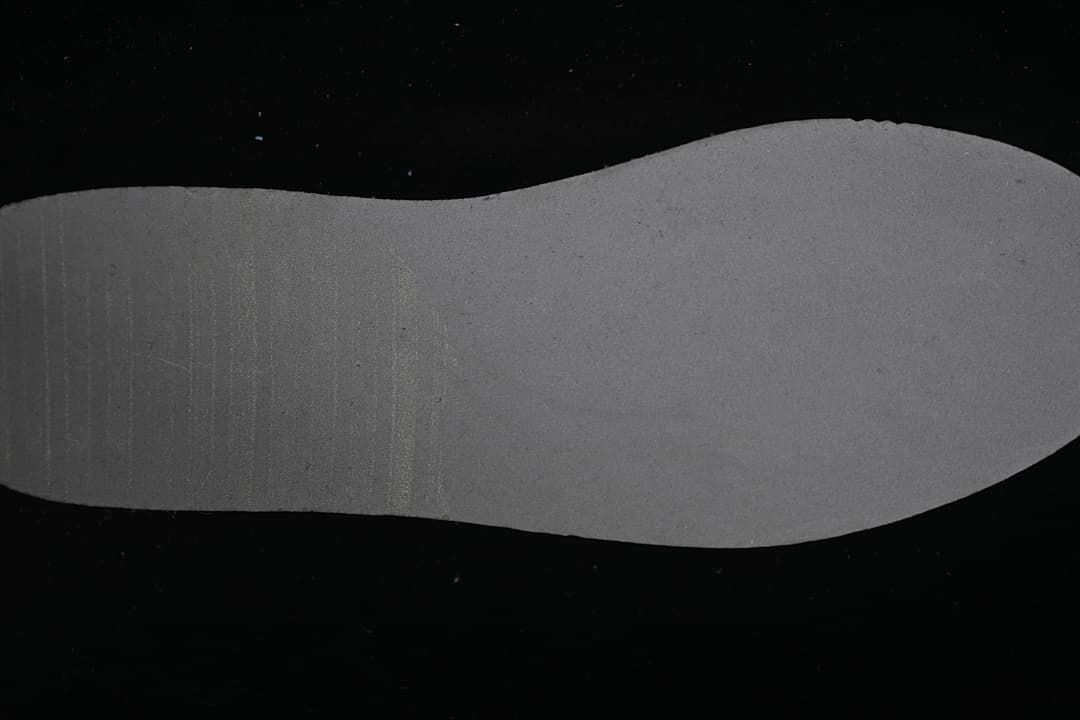 Gray outsole surface shown by itself