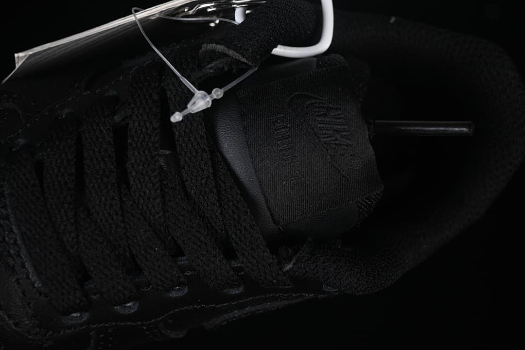 Close-up of the laces and tongue branding