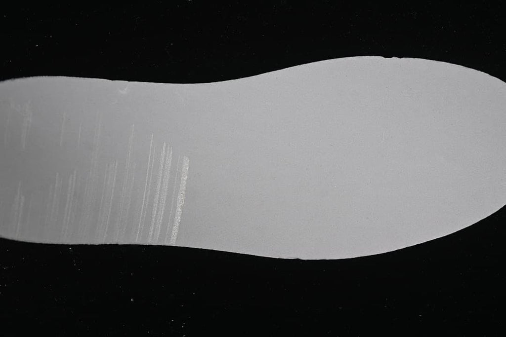 Close-up of the sneaker outsole