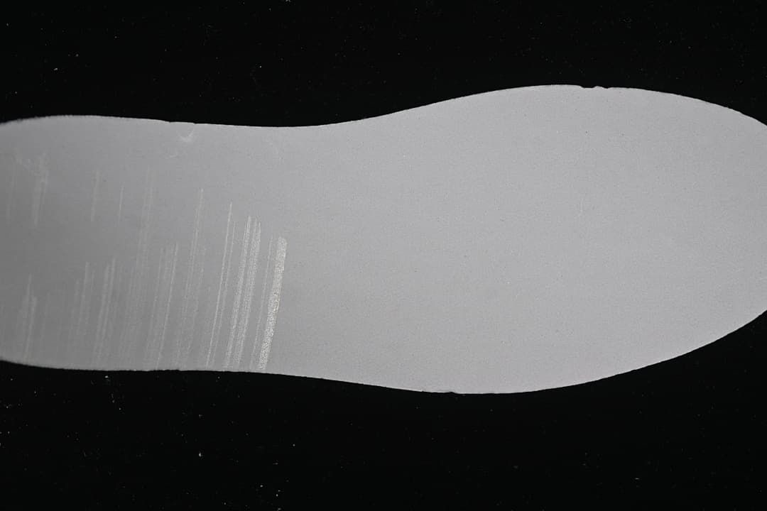 Close-up of the sneaker outsole