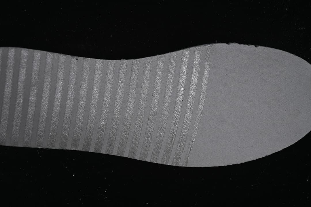 Close-up of the sneaker outsole tread