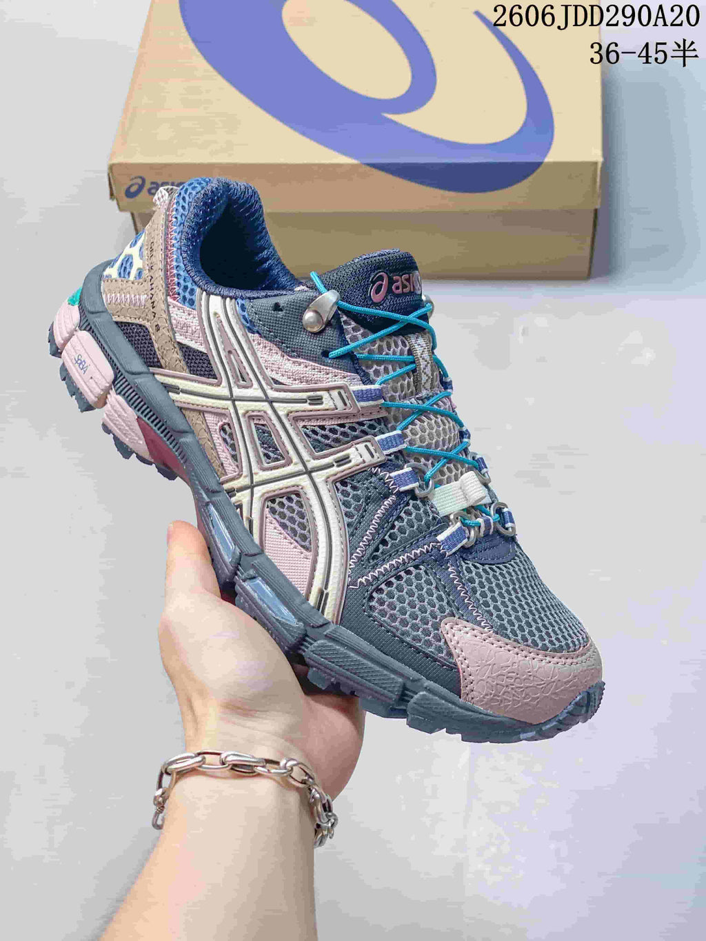 Angled side view of the ASICS Tiger Gel-Kahana 8 shoe