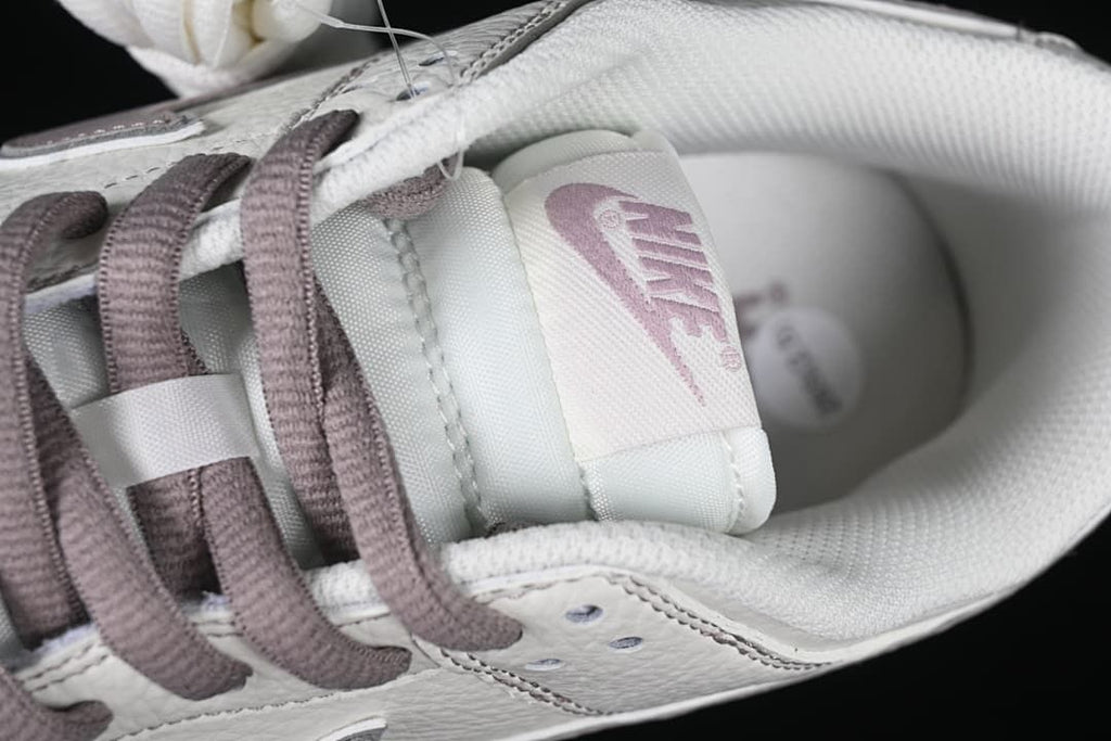 Close-up of the tongue, laces, and padded collar