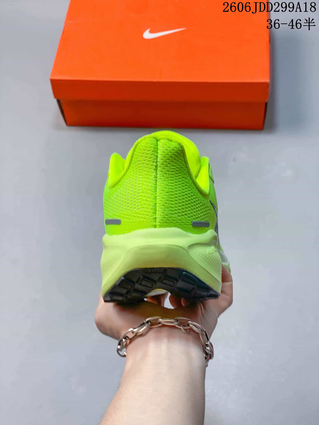 Rear view of the volt running shoe