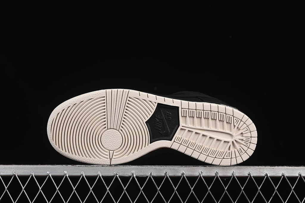 Underside view showing the light-colored outsole tread