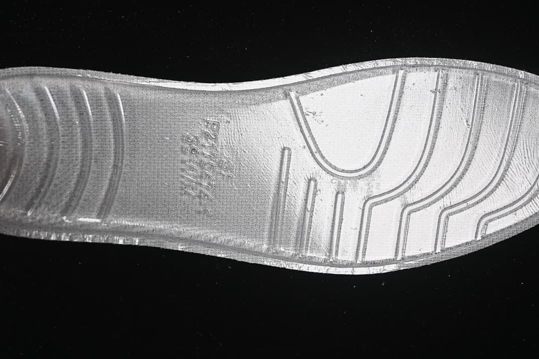 Close-up of the sneaker outsole surface