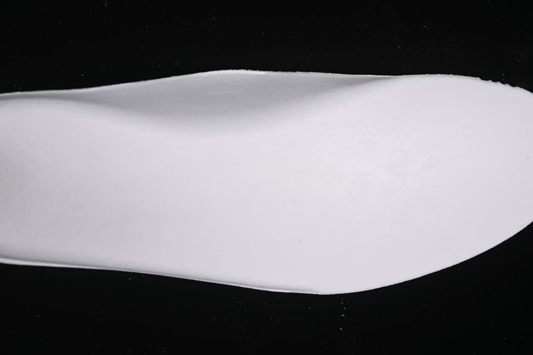 Close-up of the white outsole.