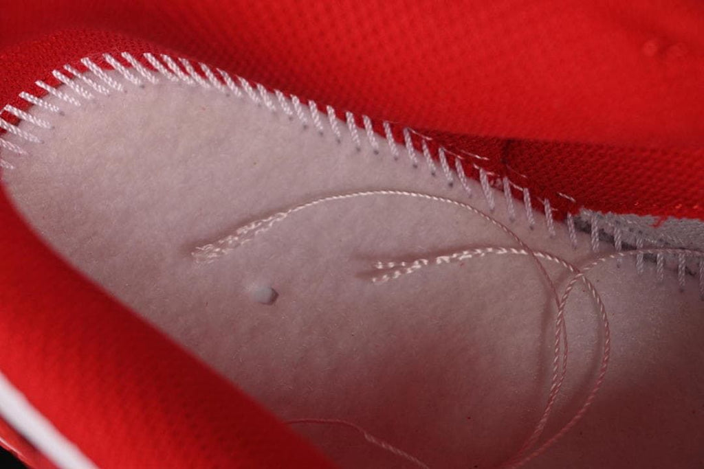 Interior stitching and lining detail