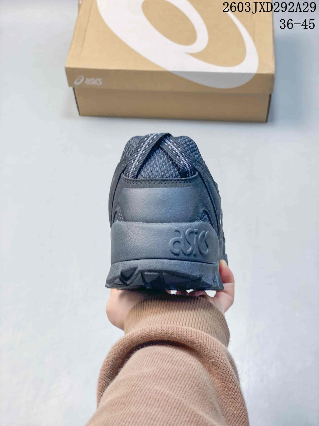 Rear view showing the heel and outsole
