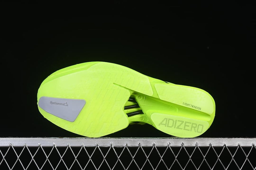 Underside view of the shoe sole