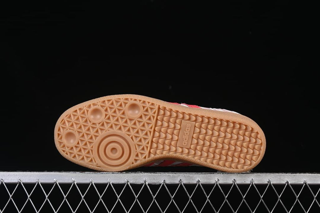 Underside view showing the gum-colored outsole tread