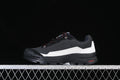 Side view of a black and white Salomon X-ALP outdoor shoe with burgundy laces.