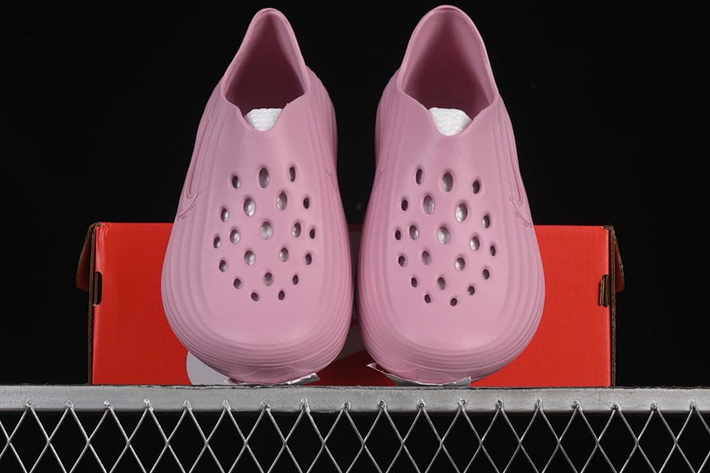 Front view of the pair showing the perforated toes.