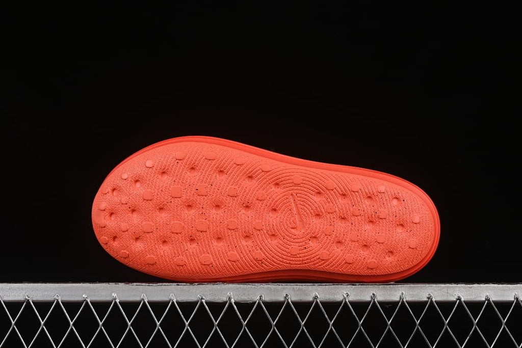 Underside view showing the textured outsole